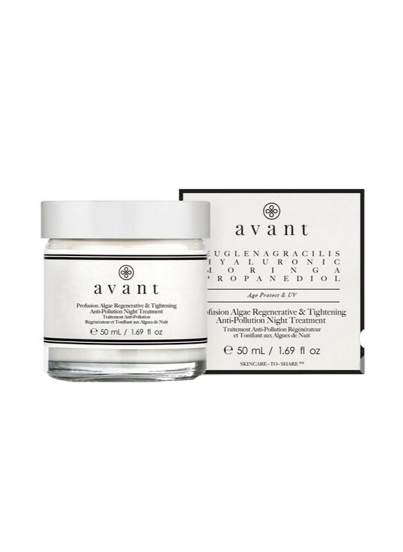 Avant Skincare Profusion Algae Regenerative & Tightening Anti-Pollution Night Treatment Face Cream, 50ml
Avant Skincare Profusion Algae Regenerative & Tightening Anti-Pollution Night Treatment Face Cream, 50ml