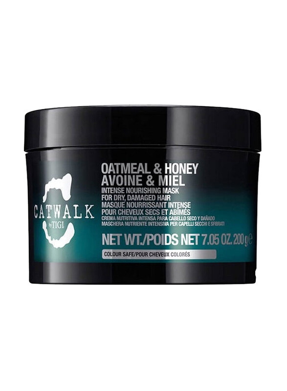 Tigi Catwalk Oatmeal & Honey Intense Nourishing Mask for All Hair Types, 200g
Tigi Catwalk Oatmeal & Honey Intense Nourishing Mask for All Hair Types, 200g