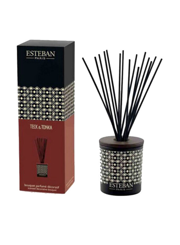 Esteban Paris Teck & Tonka Scented Decorative Bouquet Diffuser (Refill), 100ml, Black
Esteban Paris Teck & Tonka Scented Decorative Bouquet Diffuser (Refill), 100ml, Black