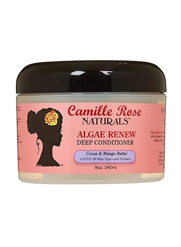 Camille Rose Naturals Algae Renew Cocoa and Mango Butter Deep Conditioner, 240ml
Camille Rose Naturals Algae Renew Cocoa and Mango Butter Deep Conditioner, 240ml