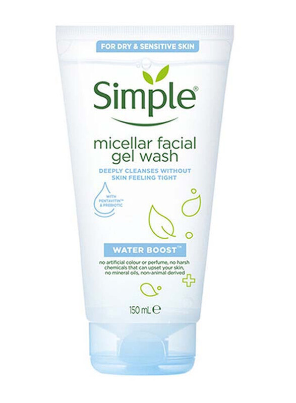 Simple Water-boost Face Wash for Sensitive Skin Micellar Deeply Cleanses Skin, 150ml
Simple Water-boost Face Wash for Sensitive Skin Micellar Deeply Cleanses Skin, 150ml