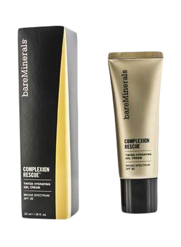 Bare Escentuals Complexion Rescue Tinted Hydrating Gel Cream with SPF 30, 06 Ginger, Grey/Black
Bare Escentuals Complexion Rescue Tinted Hydrating Gel Cream with SPF 30, 06 Ginger, Grey/Black
