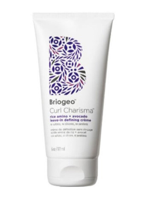 Briogeo Curl Charisma Rice Amino & Avocado Leave In Defining Creame for All Hair Types, 177ml
Briogeo Curl Charisma Rice Amino & Avocado Leave In Defining Creame for All Hair Types, 177ml