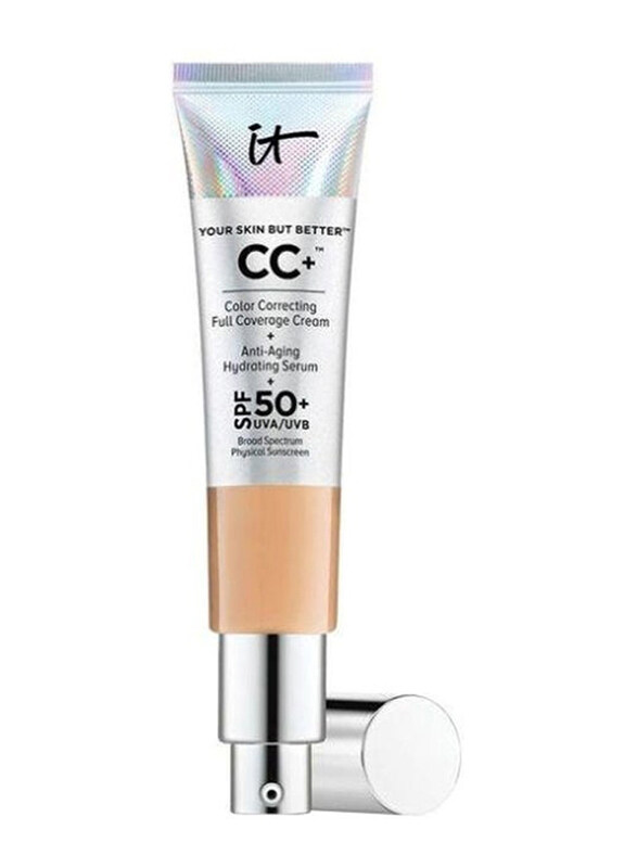It Cosmetics Your Skin But Better CC+ Full Coverage Cream+Anti-Aging Hydration Serum with SPF50+ Medium
It Cosmetics Your Skin But Better CC+ Full Coverage Cream+Anti-Aging Hydration Serum with SPF50+ Medium