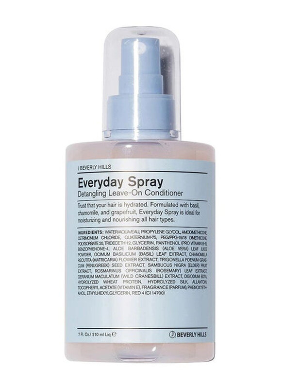 J Beverly Hills Everyday Spray Detangling Leave-In Conditioner, 210ml
J Beverly Hills Everyday Spray Detangling Leave-In Conditioner, 210ml