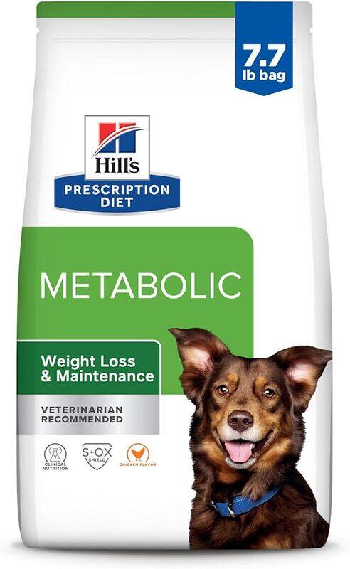 Hill's Prescription Diet Metabolic Weight Management Chicken Flavor Dry Dog Food
Hill's Prescription Diet Metabolic Weight Management Chicken Flavor Dry Dog Food