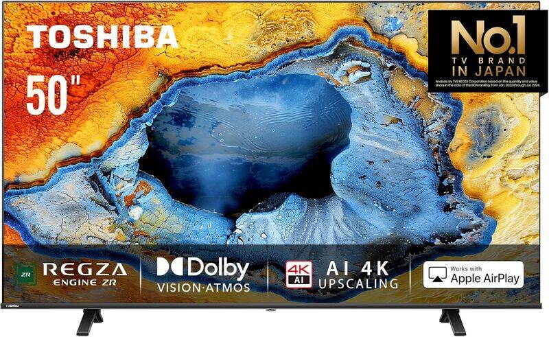 Toshiba 50 inch UHD Smart TV C350N -, AI 4K Upscaling, REGZA Power Audio, Ultimate Motion, Sports Mode, DTS X, Game Mode, Dolby Vision Atmos
Toshiba 50 inch UHD Smart TV C350N -, AI 4K Upscaling, REGZA Power Audio, Ultimate Motion, Sports Mode, DTS X, Game Mode, Dolby Vision Atmos