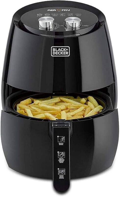 Black+Decker BLACK DECKER 4 5L Rapid Air Convection Manual Aerofry Airfryer , Black ,AF350 B5,
Black+Decker BLACK DECKER 4 5L Rapid Air Convection Manual Aerofry Airfryer , Black ,AF350 B5,