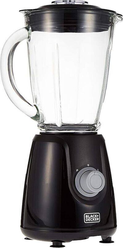 Black+Decker Black Decker 400W Blender With Glass Jar And 2 Grinding Mill, Black, Bx440G B5
Black+Decker Black Decker 400W Blender With Glass Jar And 2 Grinding Mill, Black, Bx440G B5
