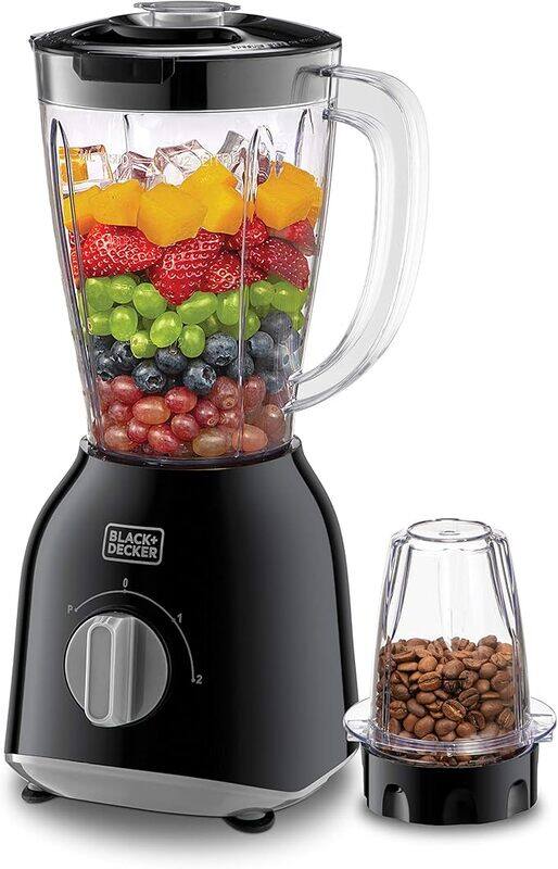 Black+Decker Black Decker 400W Blander with 2 x Blender Jar Grinder Mill, BX365J B5
Black+Decker Black Decker 400W Blander with 2 x Blender Jar Grinder Mill, BX365J B5