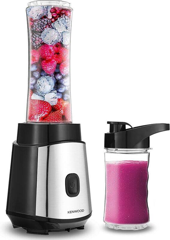 KENWOOD Personal Blender 350W Smoothie Blender Smoothie Maker with 570ml 400ml Tritan Smoothie2Go Bottle and Lid, Ice Crush Function BLM05 A0BK Blac
KENWOOD Personal Blender 350W Smoothie Blender Smoothie Maker with 570ml 400ml Tritan Smoothie2Go Bottle and Lid, Ice Crush Function BLM05 A0BK Blac