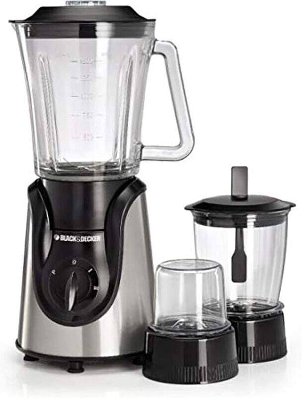 Black+Decker Black Decker and Blender with Grinder and Mincer Chopper, 600 W , BX600G B5
Black+Decker Black Decker and Blender with Grinder and Mincer Chopper, 600 W , BX600G B5
