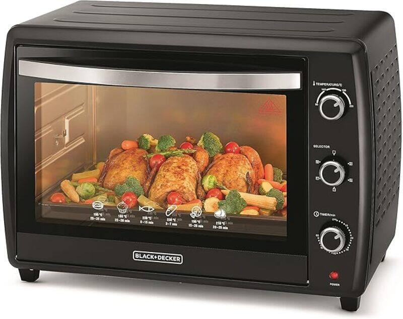 Black+Decker Black Decker 2200W 70L Toaster Oven 90 230 Temp Setting, Double Grill With Convection And Glass Door For Safety Multiple Accessories Toasting Baking
Black+Decker Black Decker 2200W 70L Toaster Oven 90 230 Temp Setting, Double Grill With Convection And Glass Door For Safety Multiple Accessories Toasting Baking