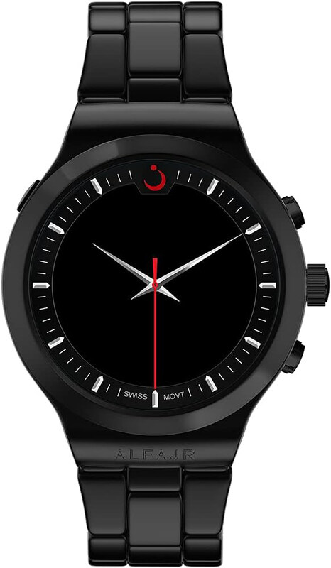 Al Fajr Analog + Digital Watch for Men with Stainless Steel Band, Water Resistant, WB-20, Blue-Black
Al Fajr Analog + Digital Watch for Men with Stainless Steel Band, Water Resistant, WB-20, Blue-Black