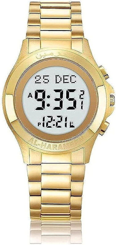 Al-Harameen Digital Wrist Watch for Men with Stainless Steel Band, Water Resistant, HA.6371, Gold-White
Al-Harameen Digital Wrist Watch for Men with Stainless Steel Band, Water Resistant, HA.6371, Gold-White