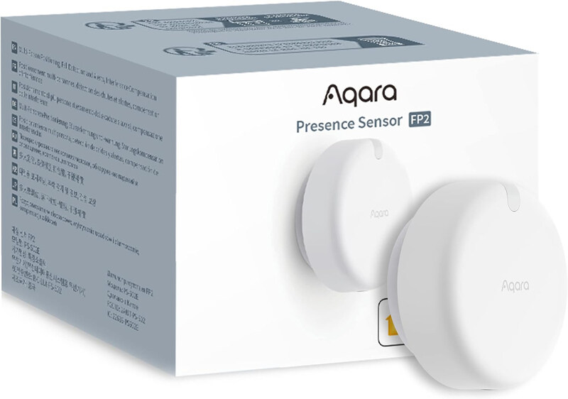 Aqara Presence Sensor FP2, mmWave Radar Wired Motion Sensor, Zone Positioning, Multi-Person & Fall Detection, Supports HomeKit, Alexa, Google Home & H
Aqara Presence Sensor FP2, mmWave Radar Wired Motion Sensor, Zone Positioning, Multi-Person & Fall Detection, Supports HomeKit, Alexa, Google Home & H