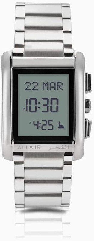 Al Fajr Analog + Digital Dress Wrist Watch for Men with Stainless Steel Band, Water Resistant, WS-06L, Silver-Grey
Al Fajr Analog + Digital Dress Wrist Watch for Men with Stainless Steel Band, Water Resistant, WS-06L, Silver-Grey