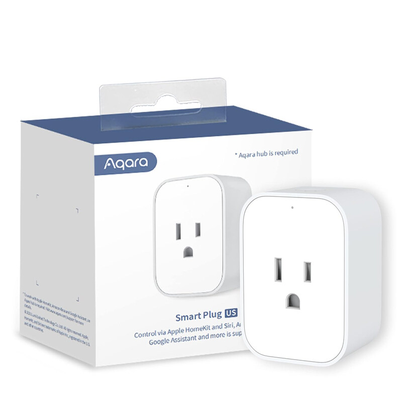 Aqara Smart Plug with Energy Monitoring & Works with Alexa & Google Assistant, White
Aqara Smart Plug with Energy Monitoring & Works with Alexa & Google Assistant, White