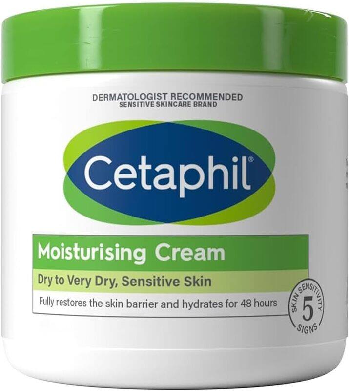 Cetaphil Cetaphil Moisturizing Cream Face Body Moisturizer for Men Women Dry to Very Dry and Sensitive Skin Unscented 450g
Cetaphil Cetaphil Moisturizing Cream Face Body Moisturizer for Men Women Dry to Very Dry and Sensitive Skin Unscented 450g