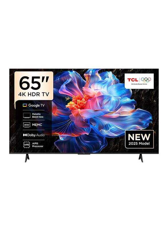 TCL65 Inch P6K LED 4K UHD HDR Smart TV Google TV, 60Hz, HDR 10, AiPQ Processor, Dolby Audio, MEMC, HDMI 2.1, Bluetooth 5.2, WiFi 5, Bezel less Design
TCL65 Inch P6K LED 4K UHD HDR Smart TV Google TV, 60Hz, HDR 10, AiPQ Processor, Dolby Audio, MEMC, HDMI 2.1, Bluetooth 5.2, WiFi 5, Bezel less Design