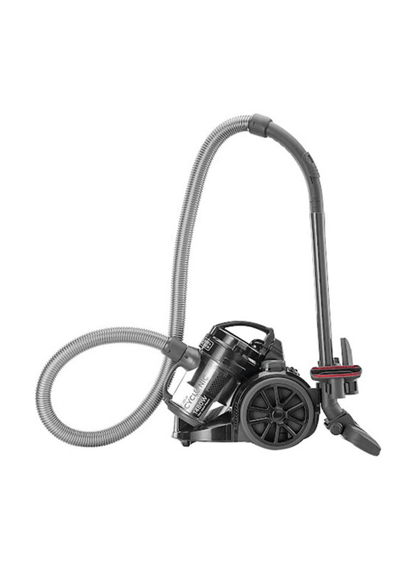 Black+Decker Multi-Cyclonic Bagless Canister Vacuum Cleaner with 6-Stage Filtration, 1.8L, 1480W, VM1480-B5, Black
Black+Decker Multi-Cyclonic Bagless Canister Vacuum Cleaner with 6-Stage Filtration, 1.8L, 1480W, VM1480-B5, Black