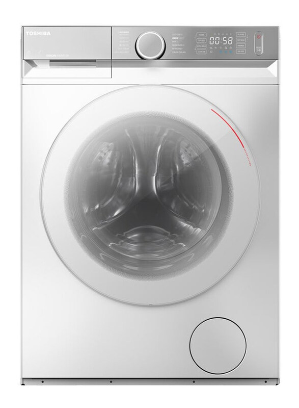 Toshiba 10/7Kg 16 Programs Front Load Washer Dryer with 1400 RPM, Remote, Wi-Fi, Temp and Spin Speed Selection, TWD-BM110GF4B(WS), White
Toshiba 10/7Kg 16 Programs Front Load Washer Dryer with 1400 RPM, Remote, Wi-Fi, Temp and Spin Speed Selection, TWD-BM110GF4B(WS), White