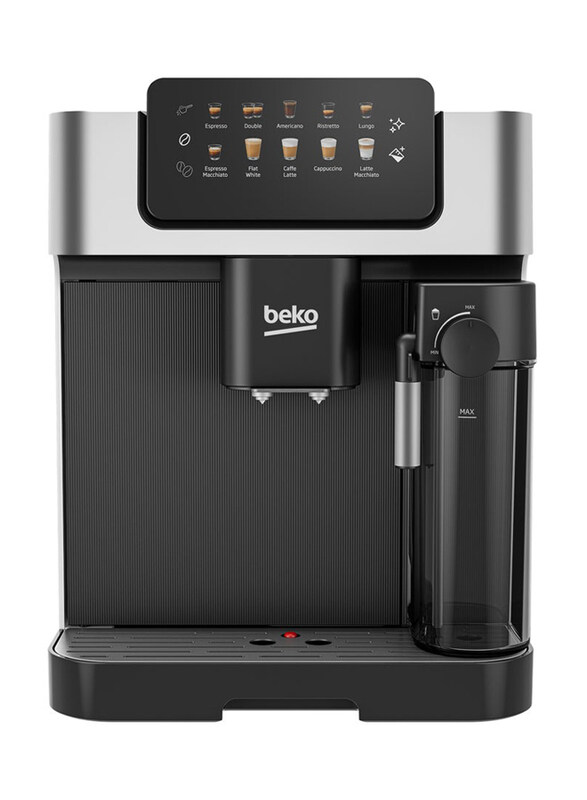 Beko 2L Espresso Machine (19 Bar) Prepare 13 Types Of Beverages, Including Cappuccino, Latte, And Espresso, With Just One Touch, 1350W, CEG7304X, Blac
Beko 2L Espresso Machine (19 Bar) Prepare 13 Types Of Beverages, Including Cappuccino, Latte, And Espresso, With Just One Touch, 1350W, CEG7304X, Blac