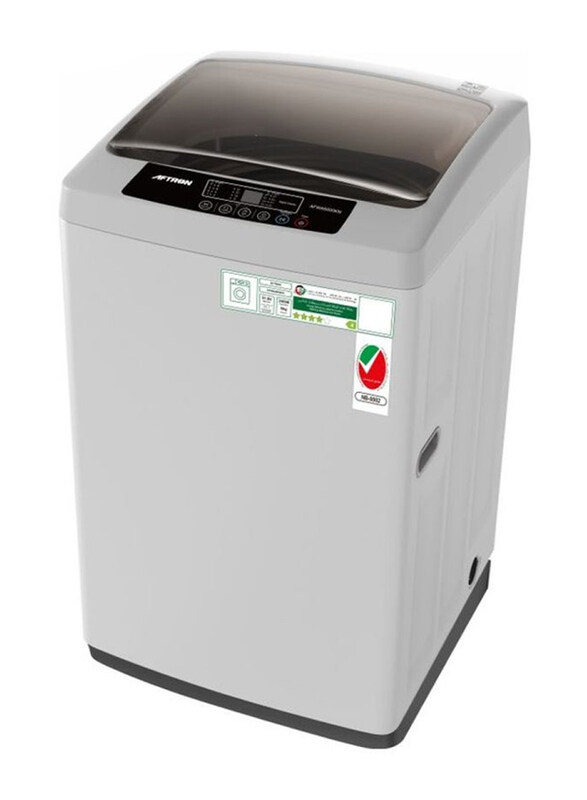 Aftron 6Kg Top Load Automatic Washing Machine with 8 Wash Programs and LED Display, AFWA6000KN, Silver
Aftron 6Kg Top Load Automatic Washing Machine with 8 Wash Programs and LED Display, AFWA6000KN, Silver