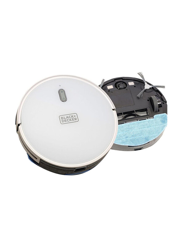 Black+Decker Robotic Vacuum Cleaner & Mop with Alexa & Google Assistant Enabled, 14.4W, BRVA425B10-B5, White
Black+Decker Robotic Vacuum Cleaner & Mop with Alexa & Google Assistant Enabled, 14.4W, BRVA425B10-B5, White