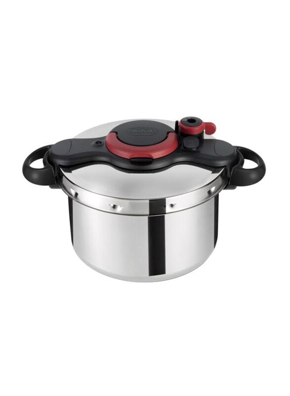 Tefal 9 Ltr Clipsominut Easy Stainless Steel Round Pressure Cooker, P4624966, Silver
Tefal 9 Ltr Clipsominut Easy Stainless Steel Round Pressure Cooker, P4624966, Silver
