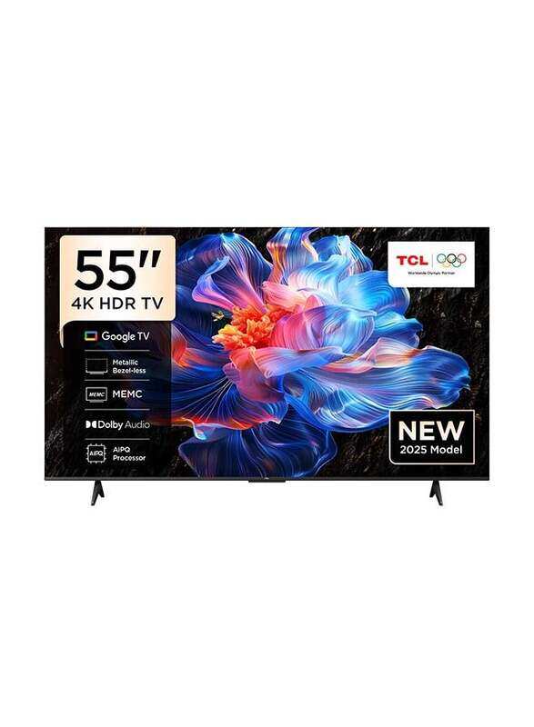 TCL 55 Inch P6K LED 4K UHD HDR Smart TV Google TV, 60Hz, HDR 10, AiPQ Processor, Dolby Audio, MEMC, HDMI 2.1, Bluetooth 5.2, WiFi 5, Bezel less Design
TCL 55 Inch P6K LED 4K UHD HDR Smart TV Google TV, 60Hz, HDR 10, AiPQ Processor, Dolby Audio, MEMC, HDMI 2.1, Bluetooth 5.2, WiFi 5, Bezel less Design