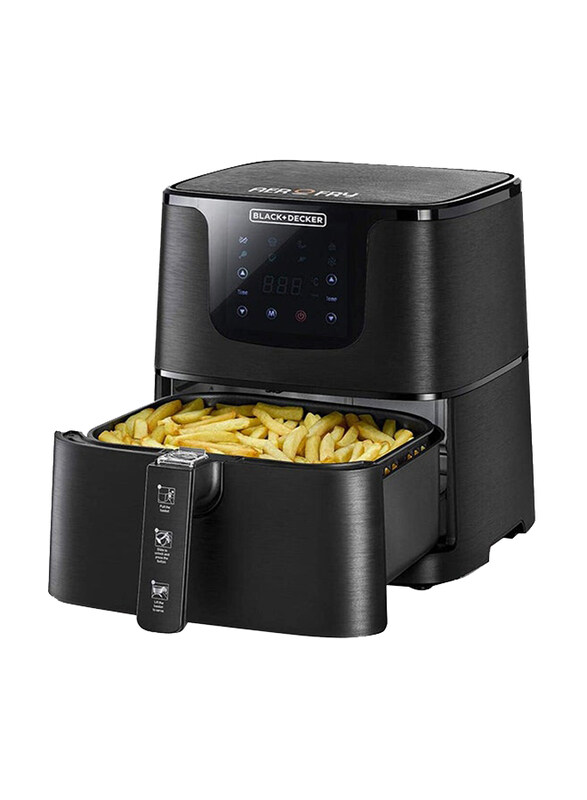 Black+Decker 5.8L XXL Digital Air Fryer With Rapid Air Convection Technology, 1700W, AF700-B5, Black
Black+Decker 5.8L XXL Digital Air Fryer With Rapid Air Convection Technology, 1700W, AF700-B5, Black