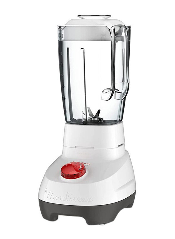 Moulinex 2L Super Smoothie Maker with 2 Attachments Blender/Mixer, 700W, LM207128, White
Moulinex 2L Super Smoothie Maker with 2 Attachments Blender/Mixer, 700W, LM207128, White