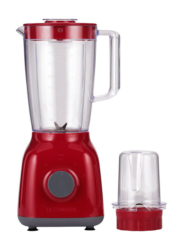 Olsenmark 1.8L 2-In-1 Powerful Motor With 2 Speed Setting And Pulse Blender, 650W, OMSB2362N, Red
Olsenmark 1.8L 2-In-1 Powerful Motor With 2 Speed Setting And Pulse Blender, 650W, OMSB2362N, Red