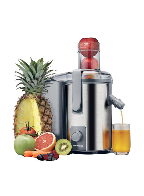Kenwood Stainless Steel Juice Extractor with 75mm Wide Feed Tube, 700W, JEM51.000GS, Grey/Silver
Kenwood Stainless Steel Juice Extractor with 75mm Wide Feed Tube, 700W, JEM51.000GS, Grey/Silver