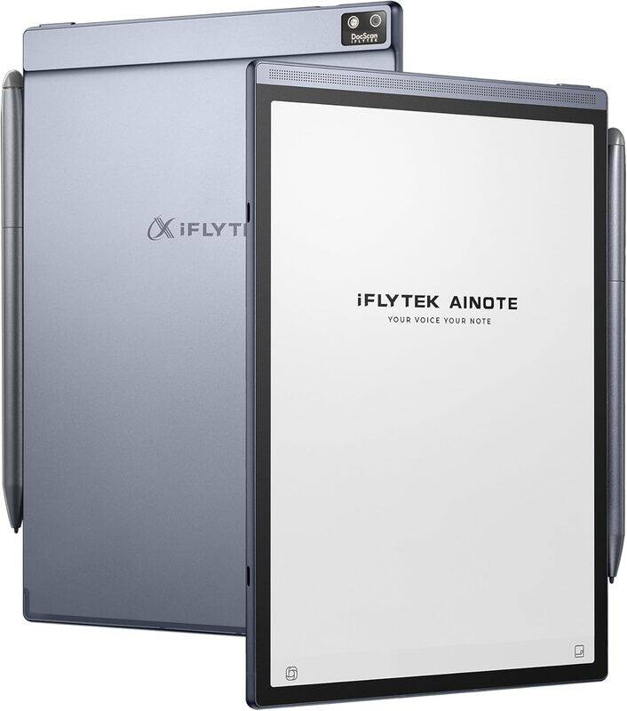 iFLYTEK AINOTE Air2 8.2" E Ink Tablet with Pen, Voice-to-Text, Language Translation, Android System, WiFi & Bluetooth - Digital Notebook for Note Taki
iFLYTEK AINOTE Air2 8.2" E Ink Tablet with Pen, Voice-to-Text, Language Translation, Android System, WiFi & Bluetooth - Digital Notebook for Note Taki