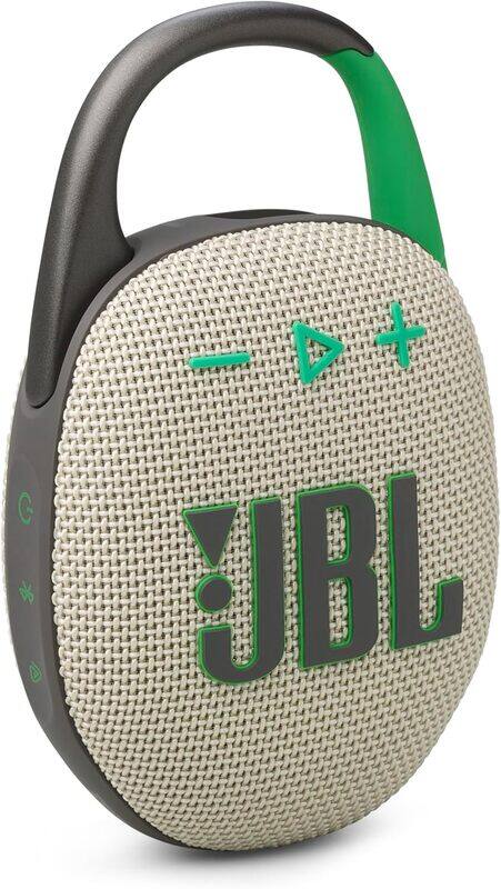 JBL Clip 5 Ultra-portable waterproof speaker with AURACAST, Powerful Audio, Dustproof, Wireless Bluetooth Streaming, 12 Hours of Playtime, Sand
JBL Clip 5 Ultra-portable waterproof speaker with AURACAST, Powerful Audio, Dustproof, Wireless Bluetooth Streaming, 12 Hours of Playtime, Sand