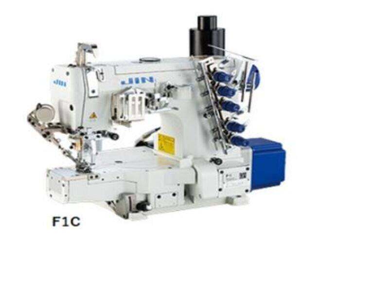 JIN F1C-U356NN 3 Needle Cylinder-bed Direct Drive, Top & Bottom Coverstitch Machine
JIN F1C-U356NN 3 Needle Cylinder-bed Direct Drive, Top & Bottom Coverstitch Machine