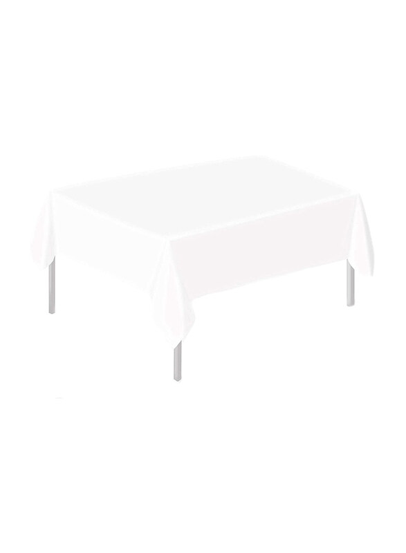 Markq Plastic Disposable Rectangle Table Cover Cloth for Rectangle Table, 54 x 72 inch, White, TABCLT01-W
Markq Plastic Disposable Rectangle Table Cover Cloth for Rectangle Table, 54 x 72 inch, White, TABCLT01-W
