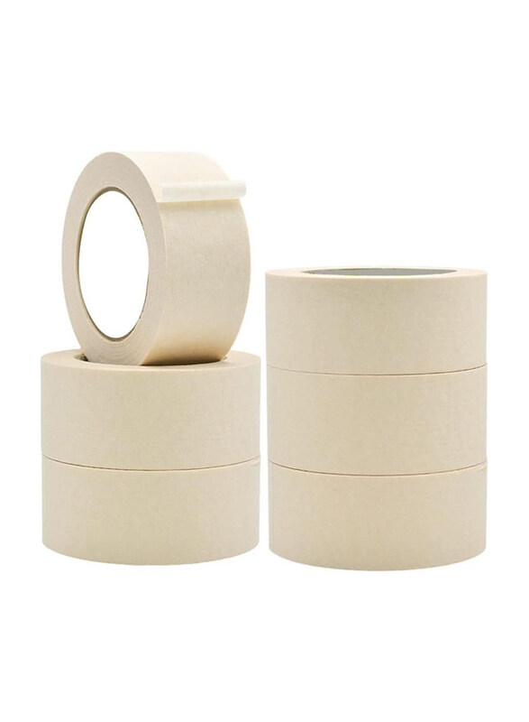 MARKQ 2inch Masking Adhesive Tape Set for DIY Home & Painting, 20 Yards x 6 Roll, White
MARKQ 2inch Masking Adhesive Tape Set for DIY Home & Painting, 20 Yards x 6 Roll, White