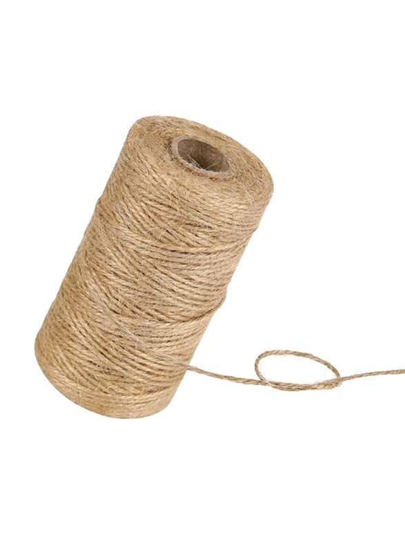 Markq Jute Twine 328 ft Natural Burlap Hessian String for DIY Art & Crafts Gift Wrapping Packing String Gardening Wedding Decor, 3mm, Brown
Markq Jute Twine 328 ft Natural Burlap Hessian String for DIY Art & Crafts Gift Wrapping Packing String Gardening Wedding Decor, 3mm, Brown