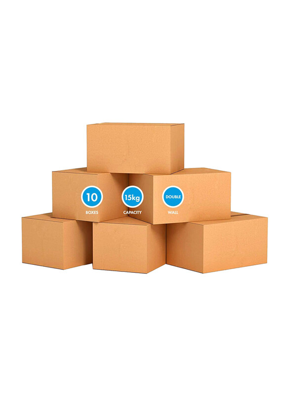 Markq Small Double Wall 100% Recyclable Corrugated Cardboard Moving Box, 10 Pack, Brown
Markq Small Double Wall 100% Recyclable Corrugated Cardboard Moving Box, 10 Pack, Brown