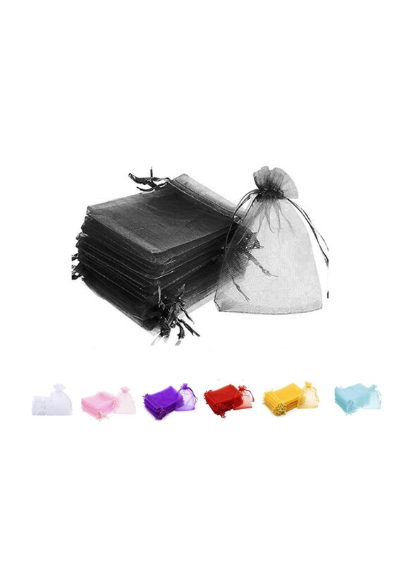 Markq Organza Bags with Drawstrings for Jewelry Pouches, 7 x 9cm, 100 Pieces, Black
Markq Organza Bags with Drawstrings for Jewelry Pouches, 7 x 9cm, 100 Pieces, Black