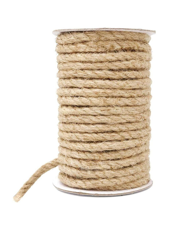 Markq Jute Natural Thick Hemp Twine Cord Rope for Cat Scratcher Gardening Tools Bundling DIY Crafts Decoration, 10 Meter, Brown
Markq Jute Natural Thick Hemp Twine Cord Rope for Cat Scratcher Gardening Tools Bundling DIY Crafts Decoration, 10 Meter, Brown