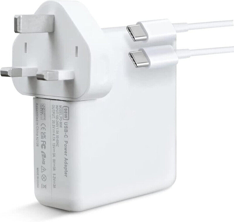 Apple 96W Type C Macbook Pro Air Fast Replacement Charger, Power Adapter Compatible Model Laptops Tabs & Smartphones Thunderbolt Charger with 6ft USB C Cabl
Apple 96W Type C Macbook Pro Air Fast Replacement Charger, Power Adapter Compatible Model Laptops Tabs & Smartphones Thunderbolt Charger with 6ft USB C Cabl
