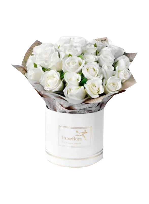 Carmel Flowers Diamond Devotion Roses & leaves in Kraft Wrapping, 35 Pieces, White
Carmel Flowers Diamond Devotion Roses & leaves in Kraft Wrapping, 35 Pieces, White