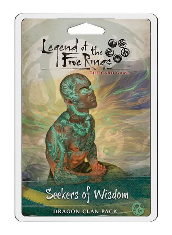 Fantasy Flight Games Legend of the Five Rings LCG - Pack 24: Seekers of Wisdom Dragon Clan Pack Card Game, 14+ Years
Fantasy Flight Games Legend of the Five Rings LCG - Pack 24: Seekers of Wisdom Dragon Clan Pack Card Game, 14+ Years