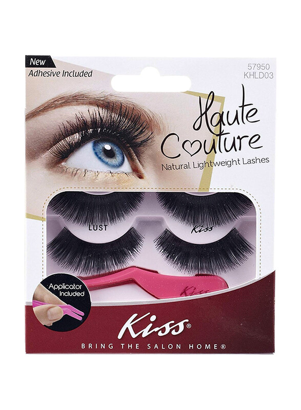Kiss Haute Couture Natural Lashes Duo Pack Khld03G Cosmetic Eyelashes, 4 Piece, Black
Kiss Haute Couture Natural Lashes Duo Pack Khld03G Cosmetic Eyelashes, 4 Piece, Black