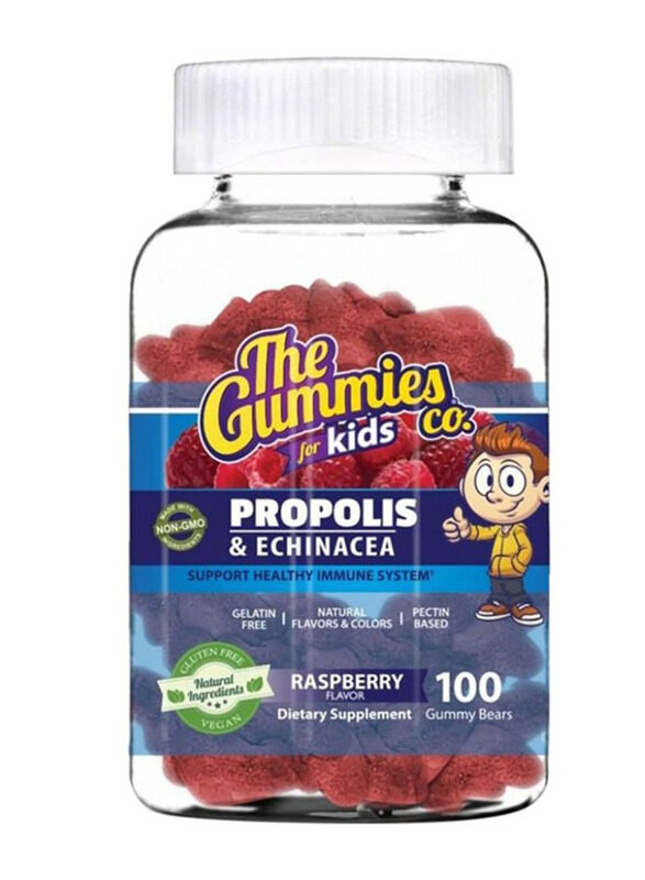 The Gummies Co. Propolis & Echinacea Raspberry Flavour Dietary Supplement, 100 Gummies
The Gummies Co. Propolis & Echinacea Raspberry Flavour Dietary Supplement, 100 Gummies