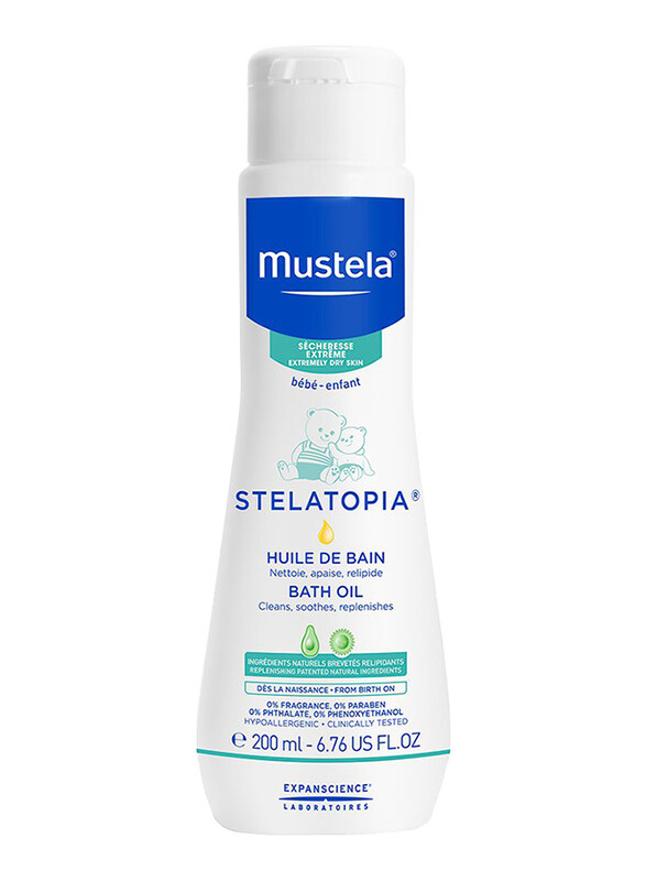 Mustela 300ml Baby Dry Skin Bath Oil